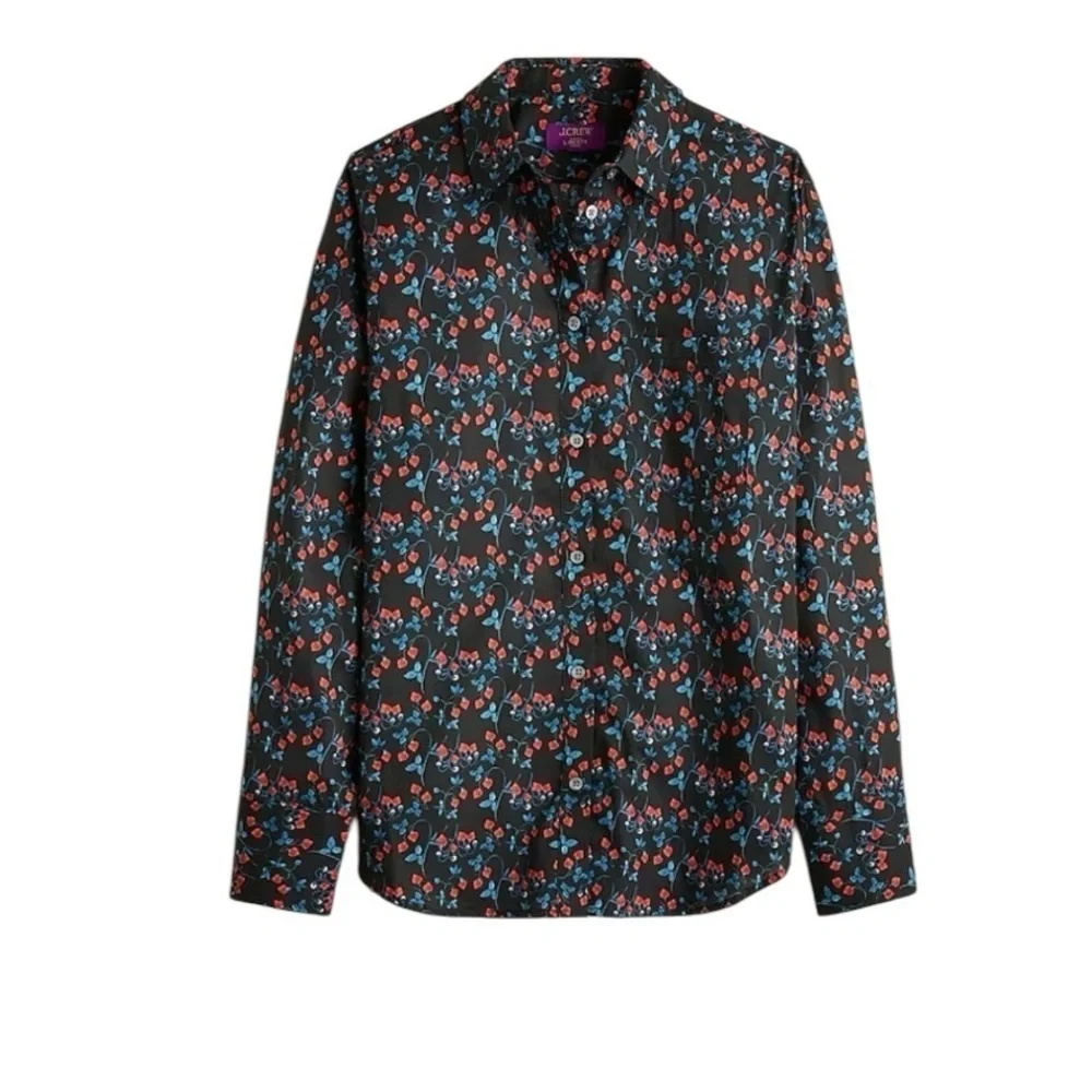 J. Crew - Garçon Classic Liberty® Tana Lawn Floral Button Down Blouse Sz 2